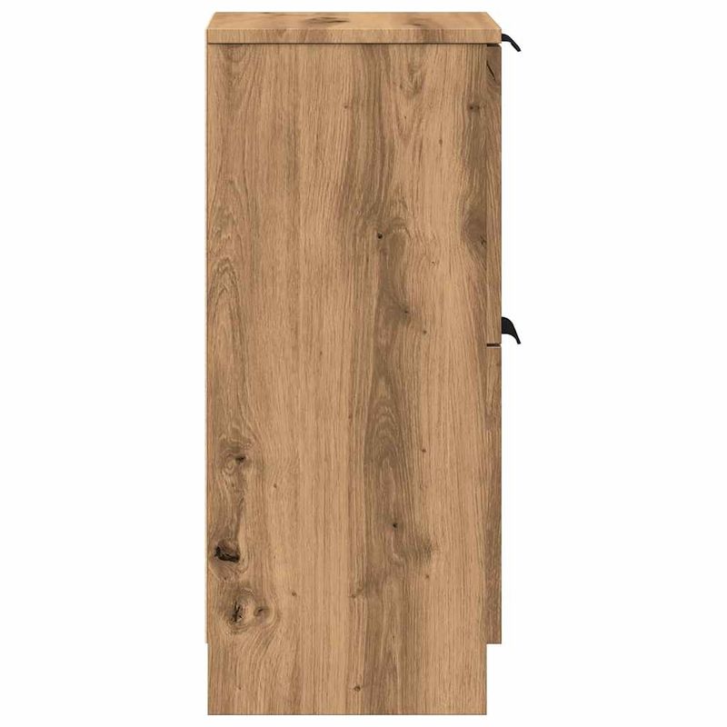 Casa si Gradina - Mobilier - Comode si corpuri - Comode - Dulapuri, 2 buc., stejar artizanal, 30x30x70 cm, lemn compozit - Infinity.ro