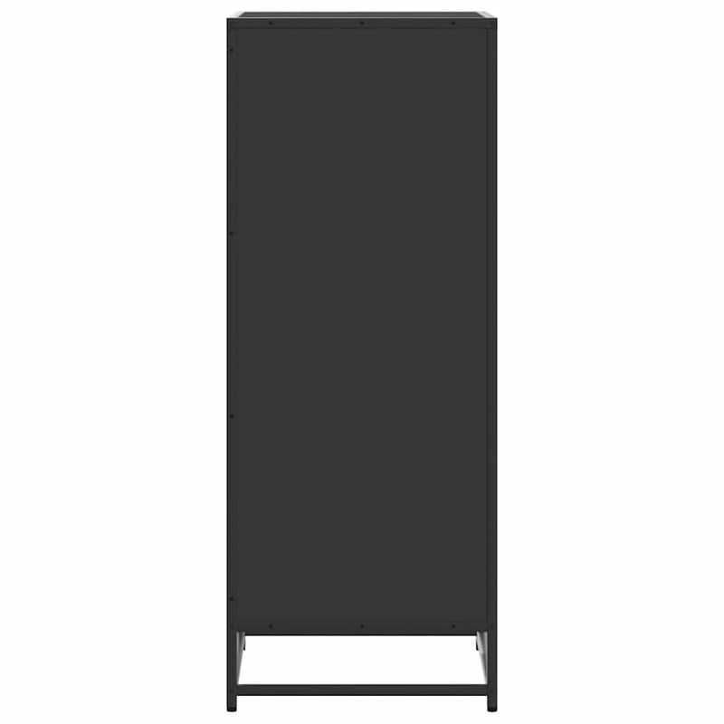 Casa si Gradina - Mobilier - Organizare si depozitare - Organizator incaltaminte - Suport pentru pantofi negru 48x38x97,5 cm Lemn prelucrat - Infinity.ro