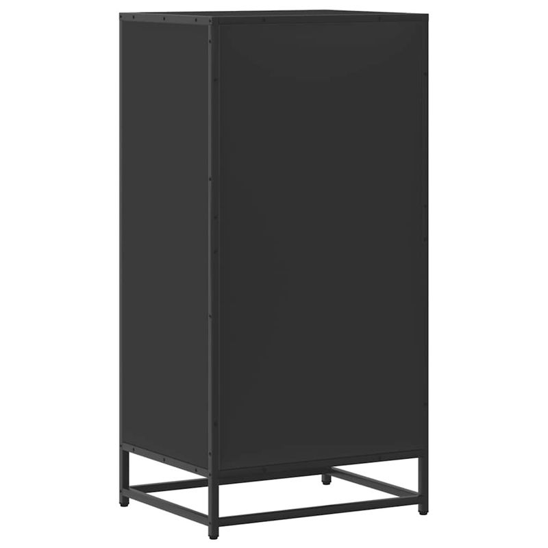 Casa si Gradina - Mobilier - Organizare si depozitare - Organizator incaltaminte - Suport pentru pantofi negru 48x38x97,5 cm Lemn prelucrat - Infinity.ro