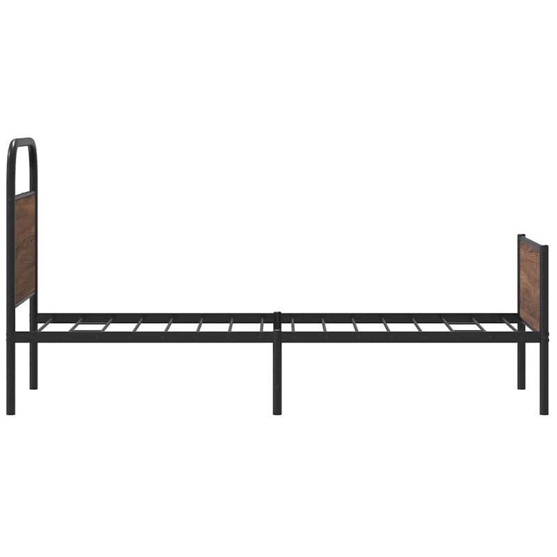 Casa si Gradina - Mobilier - Paturi si accesorii - Paturi - Cadru pat fara saltea, stejar maro 75x190 cm lemn prelucrat - Infinity.ro