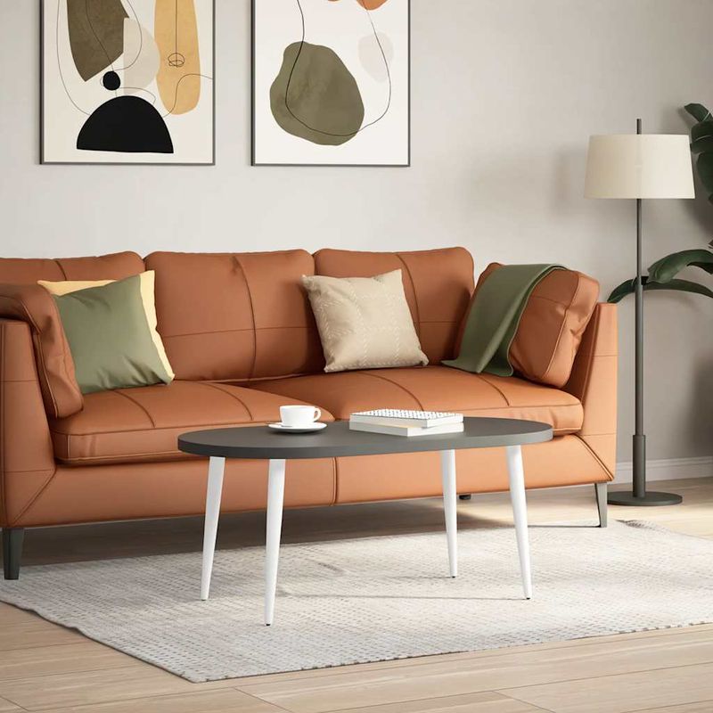 Casa si Gradina - Mobilier - Feronerie si accesorii mobila - Picioare masuta de cafea forma conica 4 buc alb 30-31 cm otel - Infinity.ro