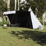Sport si Outdoor - Camping - Corturi camping - Cort de familie Tipi 8 persoane, alb opac textil impermeabil - Infinity.ro