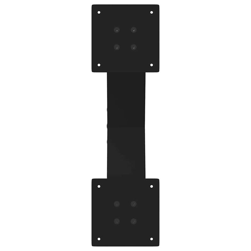 Casa si Gradina - Mobilier - Feronerie si accesorii mobila - Picioare masuta cafea in forma X 2 buc Negru 60x(30-31) cm Otel - Infinity.ro