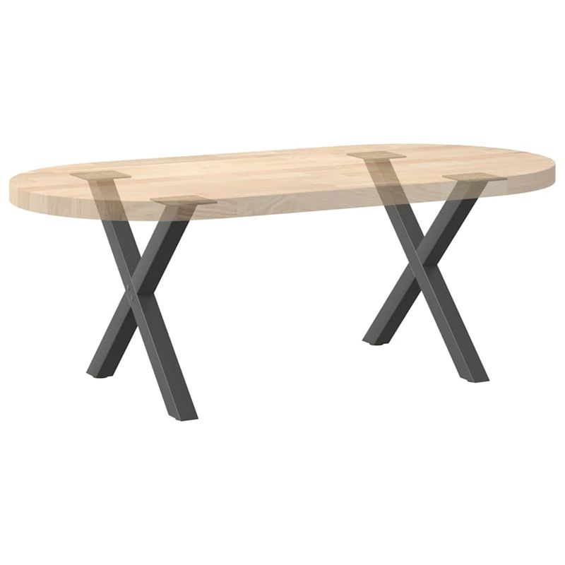 Casa si Gradina - Mobilier - Feronerie si accesorii mobila - Picioare pentru masuta cafea in forma de X, 2 buc Antracit Otel, mărime 60x(42-43) cm (40 mm) - Infinity.ro