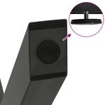 Casa si Gradina - Mobilier - Feronerie si accesorii mobila - Picioare pentru masuta cafea in forma de X, 2 buc Antracit Otel, mărime 60x(42-43) cm (40 mm) - Infinity.ro