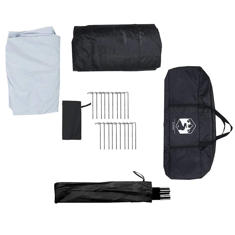 Sport si Outdoor - Camping - Corturi camping - Cort de familie Tipi 8 persoane, alb opac textil impermeabil - Infinity.ro