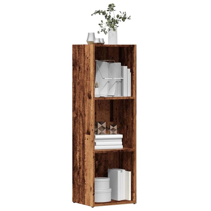 Casa si Gradina - Mobilier - Biblioteci si rafturi - Biblioteci - Dulap cu carti din lemn vechi 36x30x114 cm din lemn prelucrat - Infinity.ro