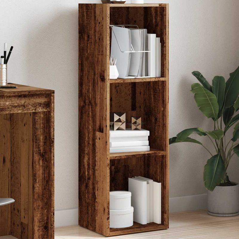 Casa si Gradina - Mobilier - Biblioteci si rafturi - Biblioteci - Dulap cu carti din lemn vechi 36x30x114 cm din lemn prelucrat - Infinity.ro