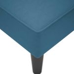 Casa si Gradina - Mobilier - Scaune si fotolii - Fotolii - Sezlong cu cotiera dreapta catifea albastra - Infinity.ro