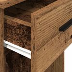 Casa si Gradina - Mobilier - Mese si birouri - Birouri - Suport turn pentru computer cu sertar lemn vechi 35x45x77 cm - Infinity.ro