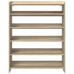 Casa si Gradina - Mobilier - Organizare si depozitare - Organizator incaltaminte - Pantofar, stejar sonoma, 80x25x100 cm, lemn prelucrat - Infinity.ro