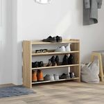 Casa si Gradina - Mobilier - Organizare si depozitare - Organizator incaltaminte - Pantofar, stejar sonoma, 80x25x61,5 cm, lemn prelucrat, lăţime 80 cm, înălțime 62 cm - Infinity.ro