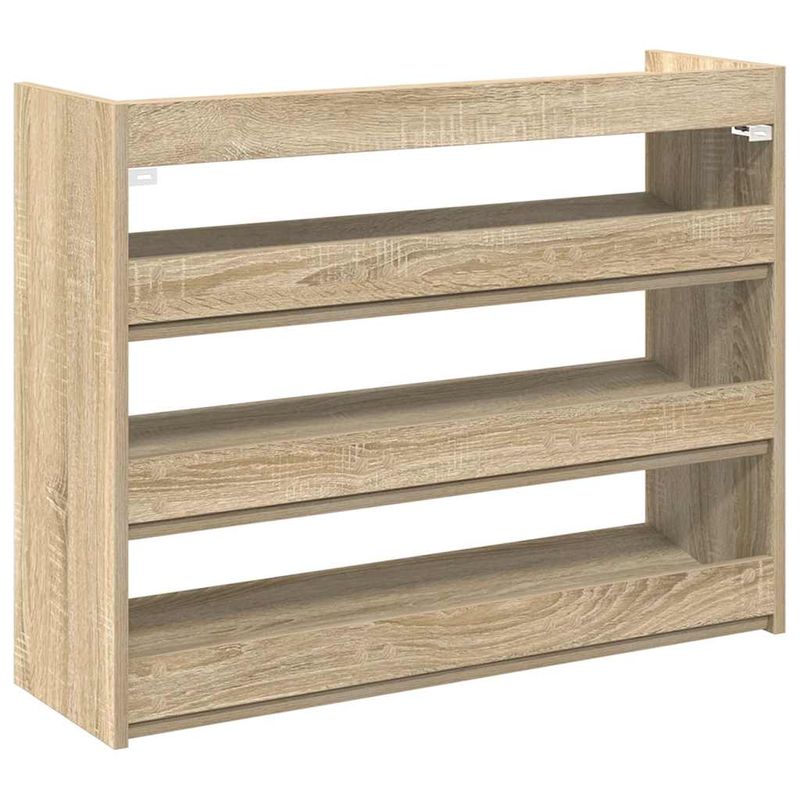 Casa si Gradina - Mobilier - Organizare si depozitare - Organizator incaltaminte - Pantofar, stejar sonoma, 80x25x61,5 cm, lemn prelucrat, lăţime 80 cm, înălțime 62 cm - Infinity.ro