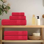 Casa si Gradina - Textile si covoare - Textile baie - Prosoape - Prosoape cu sapun 2 buc Rosu 30x30 cm 360 g/m² 100% bumbac - Infinity.ro