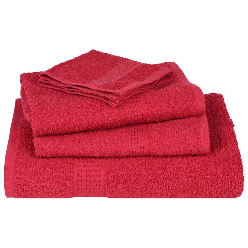 Casa si Gradina - Textile si covoare - Textile baie - Prosoape - Prosoape cu sapun 2 buc Rosu 30x30 cm 360 g/m² 100% bumbac - Infinity.ro
