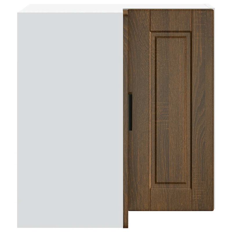 Casa si Gradina - Mobilier - Comode si corpuri - Corpuri bucatarie - Dulap de colt de bucatarie „Porto” din lemn de stejar maro - Infinity.ro