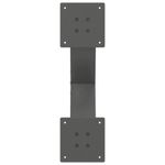 Casa si Gradina - Mobilier - Feronerie si accesorii mobila - Picioare pentru masuta cafea in forma de X, 2 buc Antracit Otel, mărime 60x(30-31) cm (80 mm) - Infinity.ro
