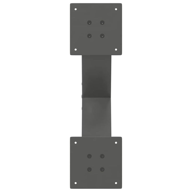 Casa si Gradina - Mobilier - Feronerie si accesorii mobila - Picioare pentru masuta cafea in forma de X, 2 buc Antracit Otel, mărime 60x(30-31) cm (80 mm) - Infinity.ro