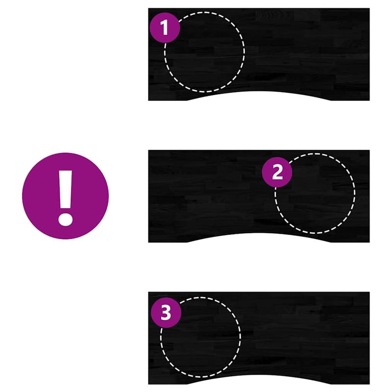 Casa si Gradina - Constructii - Lemn constructii - Placi lemn - Blat de birou maro inchis lemn masiv de stejar dreptunghiular, mărime 120x60x2.5 cm - Infinity.ro