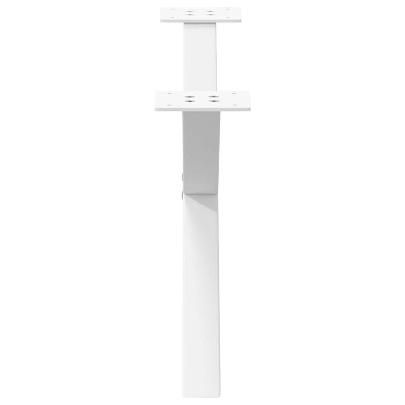 Casa si Gradina - Mobilier - Feronerie si accesorii mobila - Picioare masuta cafea in forma X, 2 buc alb 70x(30-31) cm otel, mărime 70x(30-31) cm (40 mm) - Infinity.ro
