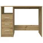 Casa si Gradina - Mobilier - Mese si birouri - Birouri - Birou, stejar artizanal, 102x76x50 cm, lemn prelucrat - Infinity.ro