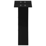 Casa si Gradina - Mobilier - Feronerie si accesorii mobila - Picioare masuta cafea in forma X, 2 buc Negru 30x(30-31) cm Otel, mărime 30x(30-31) cm (80 mm) - Infinity.ro
