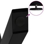 Casa si Gradina - Mobilier - Feronerie si accesorii mobila - Picioare masuta cafea in forma X, 2 buc Negru 30x(30-31) cm Otel, mărime 30x(30-31) cm (80 mm) - Infinity.ro