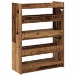 Casa si Gradina - Mobilier - Organizare si depozitare - Organizator incaltaminte - Pantofar, Lemn vechi, 80x25x61,5 cm, lemn compozit, lăţime 60 cm, înălțime 81 cm - Infinity.ro