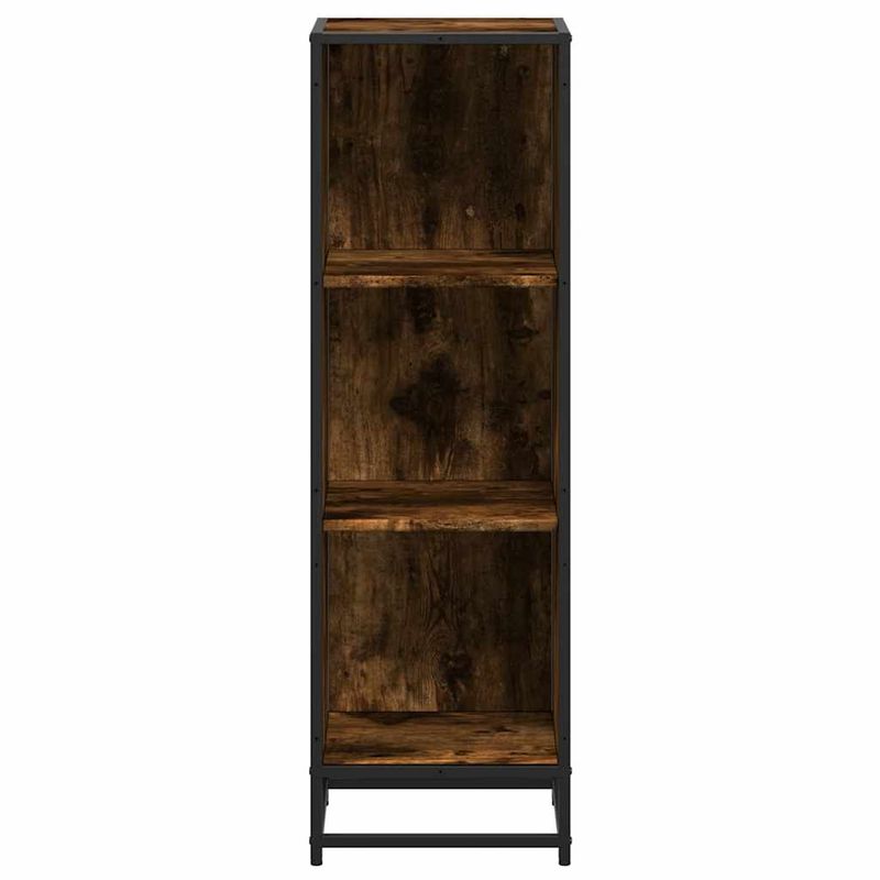 Casa si Gradina - Mobilier - Biblioteci si rafturi - Biblioteci - Biblioteca, stejar fumuriu, 33,5x33x107,5 cm, lemn prelucrat - Infinity.ro