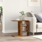 Casa si Gradina - Mobilier - Mese si birouri - Mese living - Masa laterala, lemn vechi, 50x30x50 cm, PAL - Infinity.ro