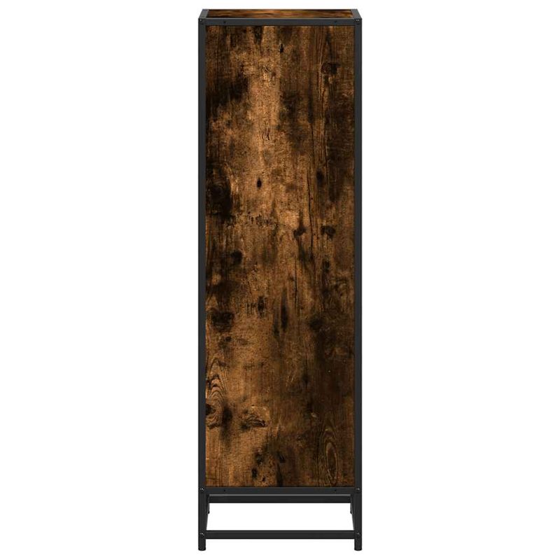 Casa si Gradina - Mobilier - Biblioteci si rafturi - Biblioteci - Biblioteca, stejar fumuriu, 33,5x33x107,5 cm, lemn prelucrat - Infinity.ro