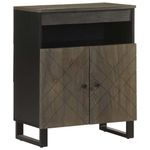 Casa si Gradina - Mobilier - Dulapuri si sifoniere - Dulapuri - Bufeta neagra 60x33x75 cm lemn masiv de mango - Infinity.ro