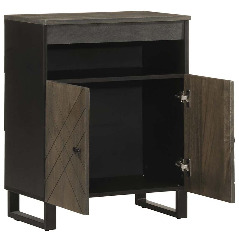 Casa si Gradina - Mobilier - Dulapuri si sifoniere - Dulapuri - Bufeta neagra 60x33x75 cm lemn masiv de mango - Infinity.ro