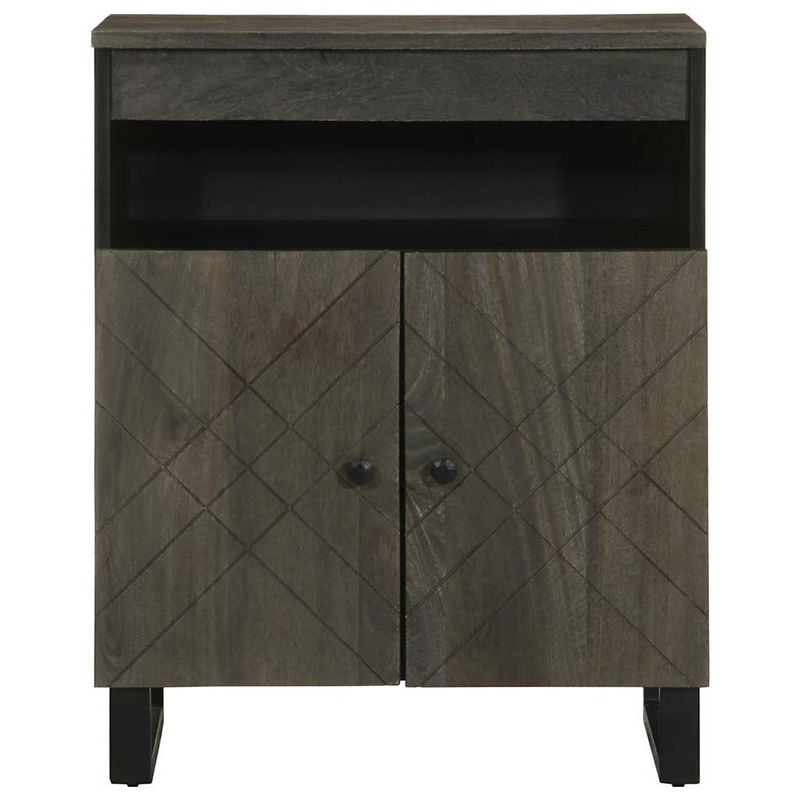 Casa si Gradina - Mobilier - Dulapuri si sifoniere - Dulapuri - Bufeta neagra 60x33x75 cm lemn masiv de mango - Infinity.ro