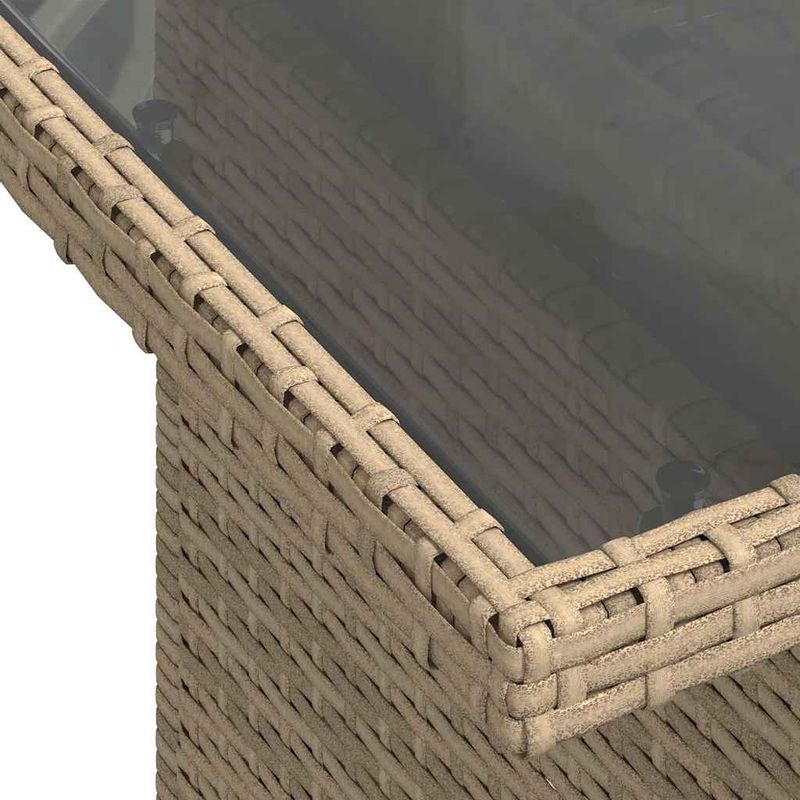 Casa si Gradina - Gradina si terasa - Mobilier exterior - Seturi mobila gradina - Set canapele de gradina, 9 piese, cu perne, bej, poliratan - Infinity.ro