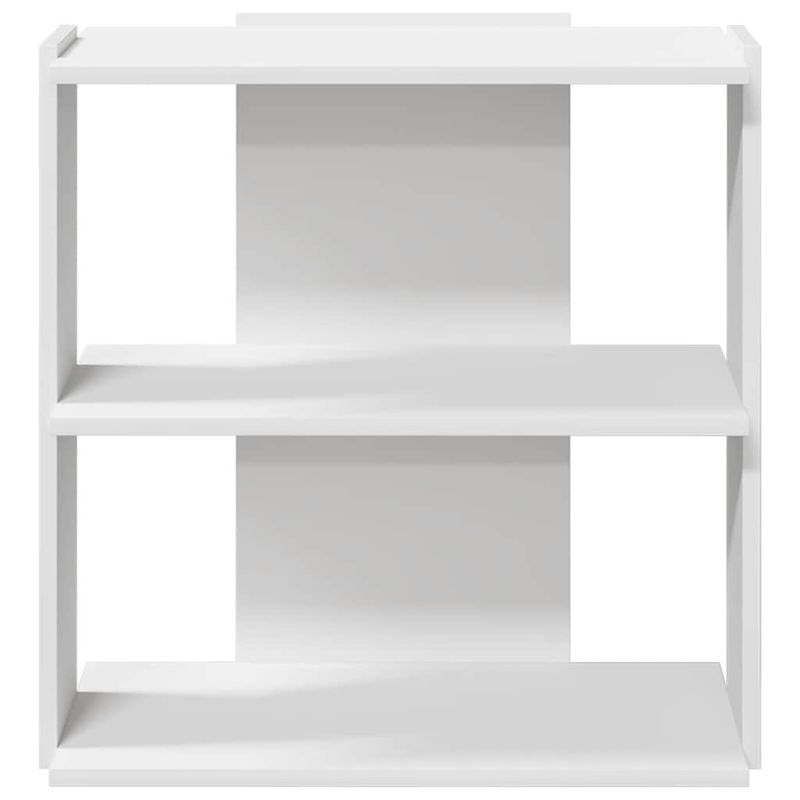 Casa si Gradina - Mobilier - Biblioteci si rafturi - Biblioteci - Biblioteca cu 3 niveluri, alb 60x30x60 cm lemn prelucrat - Infinity.ro