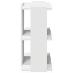 Casa si Gradina - Mobilier - Biblioteci si rafturi - Biblioteci - Biblioteca cu 3 niveluri, alb 60x30x60 cm lemn prelucrat - Infinity.ro
