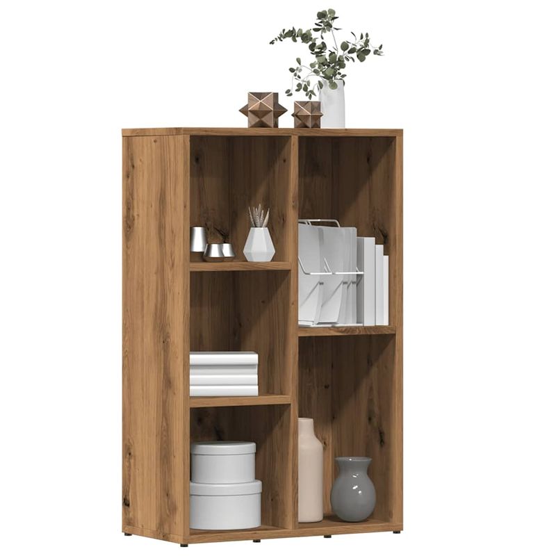 Casa si Gradina - Mobilier - Biblioteci si rafturi - Biblioteci - Biblioteca, stejar artizanal, 45x25x80 cm, lemn prelucrat - Infinity.ro