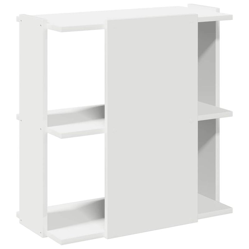 Casa si Gradina - Mobilier - Biblioteci si rafturi - Biblioteci - Biblioteca cu 3 niveluri, alb 60x30x60 cm lemn prelucrat - Infinity.ro