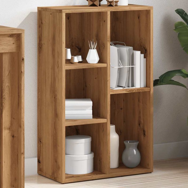 Casa si Gradina - Mobilier - Biblioteci si rafturi - Biblioteci - Biblioteca, stejar artizanal, 45x25x80 cm, lemn prelucrat - Infinity.ro