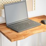 Casa si Gradina - Constructii - Lemn constructii - Placi lemn - Blat de birou maro deschis lemn masiv de stejar dreptunghiular, mărime 80x60x2.5 cm - Infinity.ro