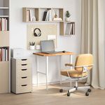 Casa si Gradina - Constructii - Lemn constructii - Placi lemn - Blat de birou maro deschis lemn masiv de stejar dreptunghiular, mărime 80x60x2.5 cm - Infinity.ro