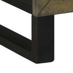 Casa si Gradina - Mobilier - Comode si corpuri - Comode - Comoda TV, negru, 70x33x46 cm, lemn masiv de mango - Infinity.ro