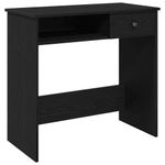 Casa si Gradina - Mobilier - Mese si birouri - Birouri - Birou, negru, 80 x 40 x 75 cm, PAL - Infinity.ro