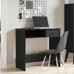 Casa si Gradina - Mobilier - Mese si birouri - Birouri - Birou, negru, 80 x 40 x 75 cm, PAL - Infinity.ro