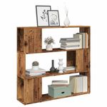 Casa si Gradina - Mobilier - Biblioteci si rafturi - Biblioteci - Dulap cu carti/Separator de camera Lemn vechi 100x24x94 cm - Infinity.ro