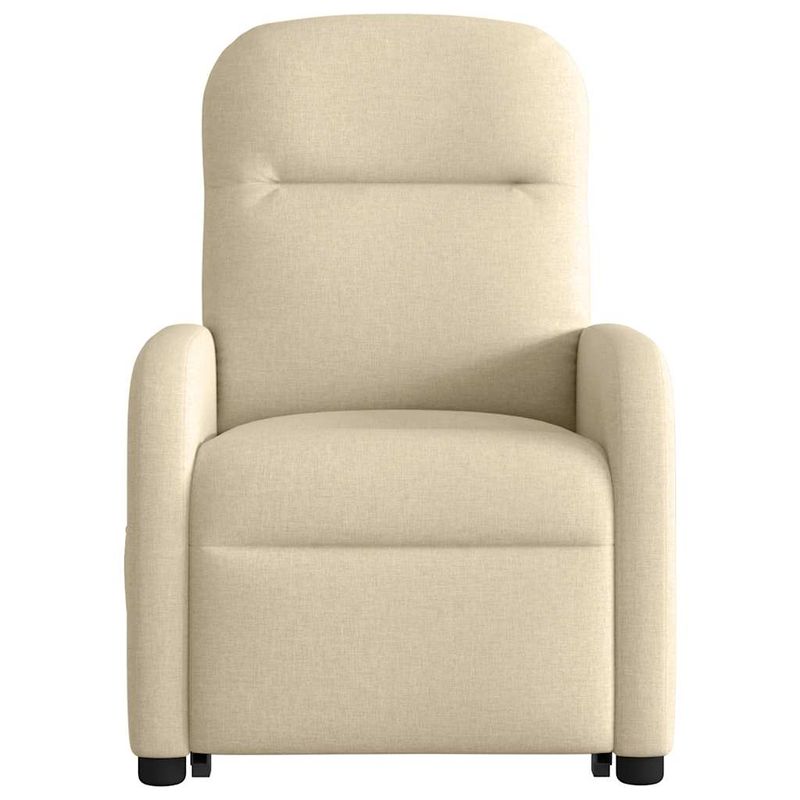 Casa si Gradina - Mobilier - Scaune si fotolii - Fotolii - Fotoliu rabatabil cu ridicare pe verticala, crem, textil - Infinity.ro