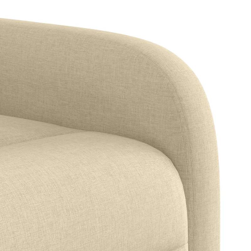 Casa si Gradina - Mobilier - Scaune si fotolii - Fotolii - Fotoliu rabatabil cu ridicare pe verticala, crem, textil - Infinity.ro