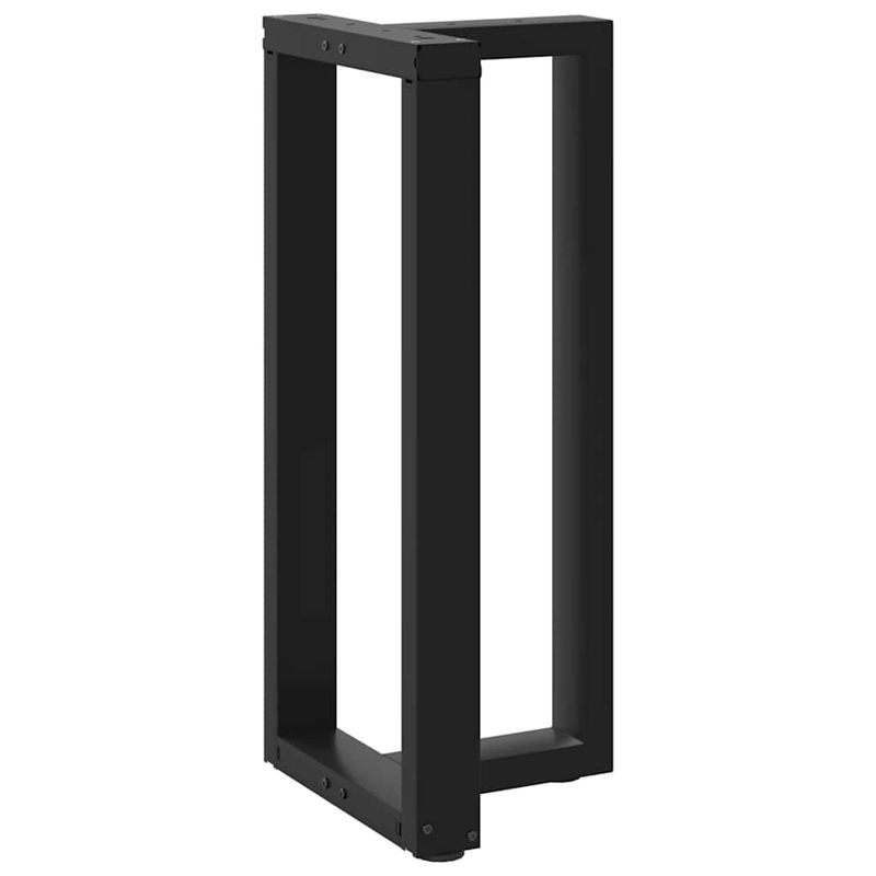 Casa si Gradina - Mobilier - Feronerie si accesorii mobila - Picioare pentru masa de bar in forma de T, 2 buc Negru Otel, mărime 50x35x(90-91) cm - Infinity.ro