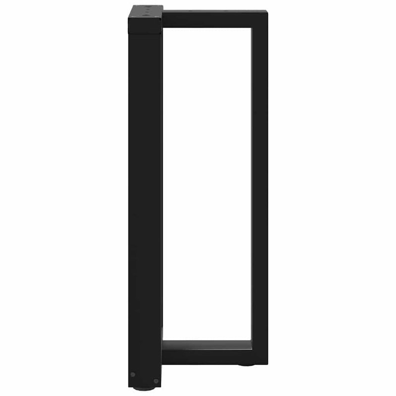 Casa si Gradina - Mobilier - Feronerie si accesorii mobila - Picioare pentru masa de bar in forma de T, 2 buc Negru Otel, mărime 50x35x(90-91) cm - Infinity.ro